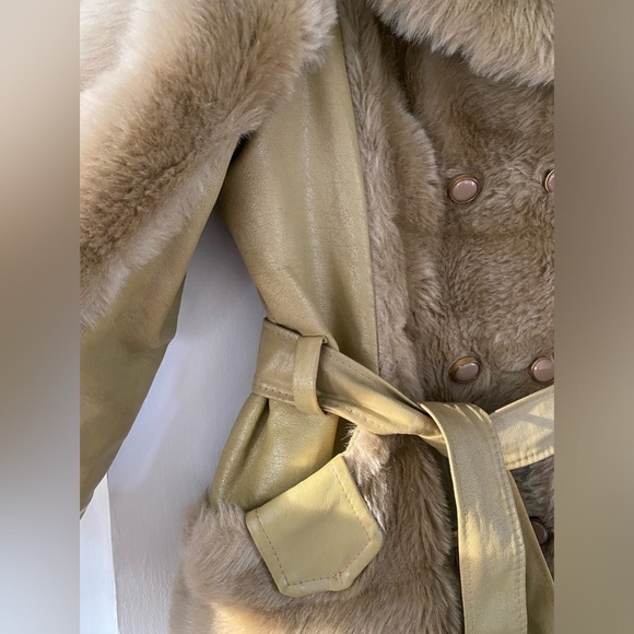 Vintage Fingerhut Fashions Faux Fur Coat Women’s Small - Picture 4 of 6